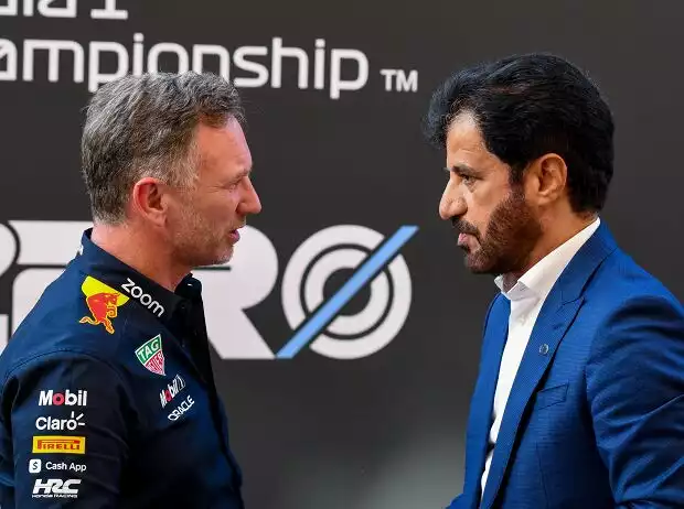 Titel-Bild zur News: Christian Horner und Mohammed bin Sulayem