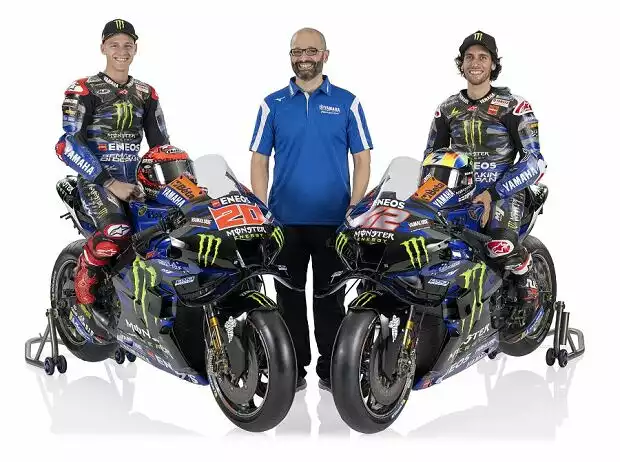 Fabio Quartararo, Massimo Bartolini, Alex Rins Titel-Bild zur News: Fabio Quartararo, Massimo Bartolini, Alex Rins