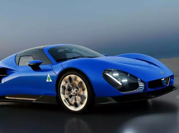 Alfa 33 Stradale in Königsblau Titel-Bild zur News: Alfa 33 Stradale in Königsblau