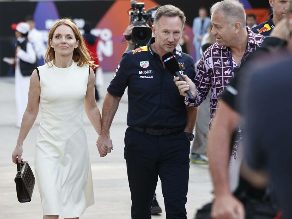 Christian und Geri Horner im Interview mit RTL-Reporter Kai Ebel