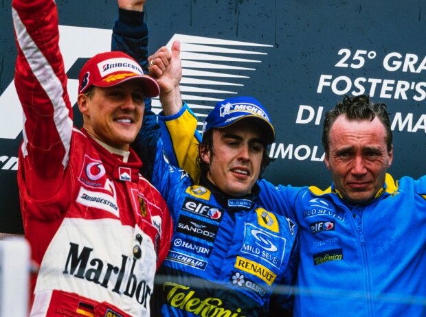 Michael Schumacher, Fernando Alonso, Bob Bell