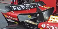 Heckflügel des Ferrari SF-24 beim Formel-1-Rennen in Saudi-Arabien 2024