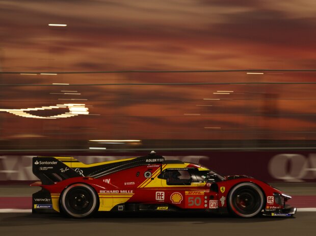 Der Ferrari 499P war in Katar nicht konkurrenzfähig Der Ferrari 499P war in Katar nicht konkurrenzfähig
