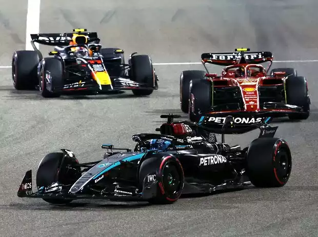 George Russell, Carlos Sainz, Sergio Perez Titel-Bild zur News: George Russell, Carlos Sainz, Sergio Perez