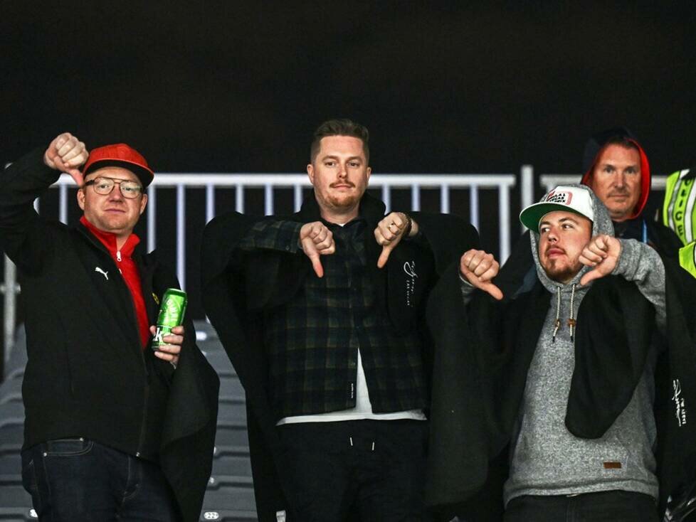 Wütende Fans beim Formel-1-Rennen in Las Vegas 2023