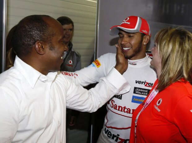 Lewis Hamilton und Vater Anthony