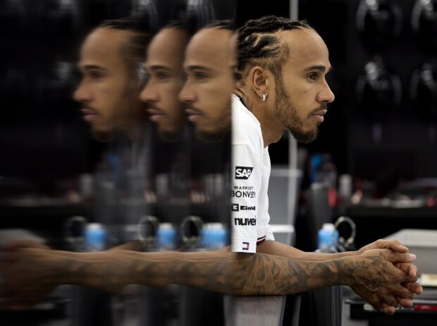 Lewis Hamilton kam mit dem Mercedes W15 noch nicht in Fahrt