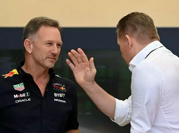 Christian Horner, Jos Verstappen Titel-Bild zur News: Christian Horner, Jos Verstappen