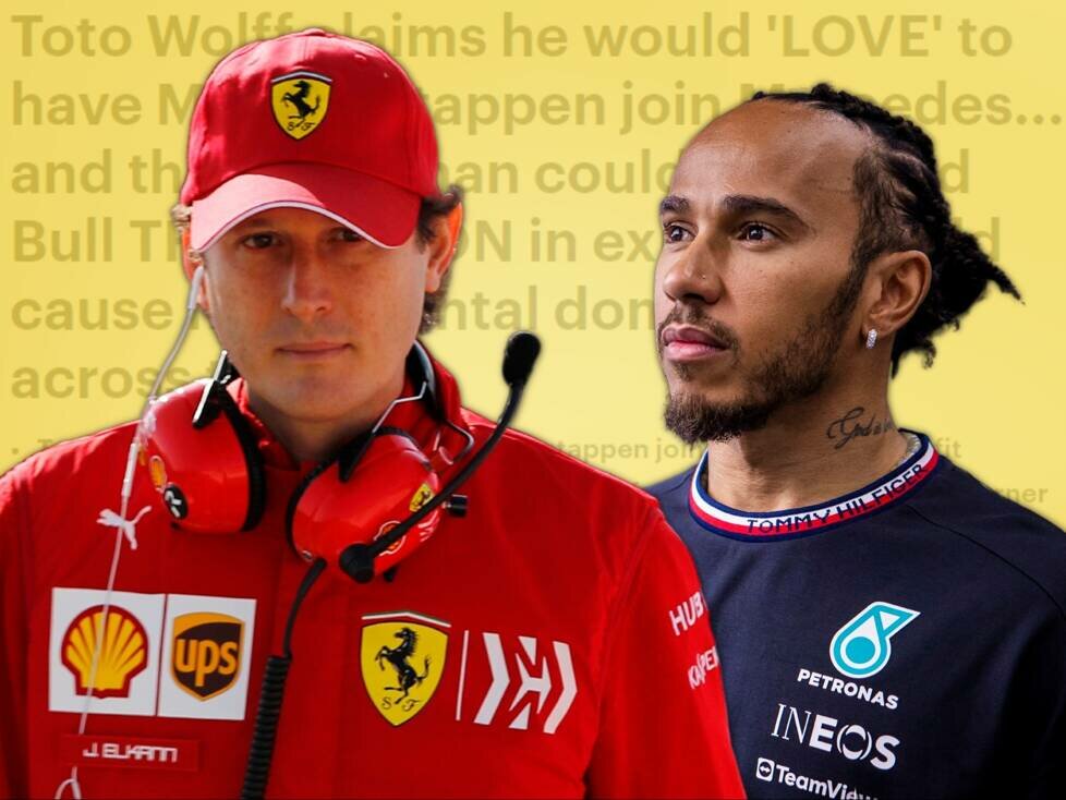 John Elkann und Lewis Hamilton