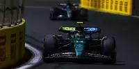 Fernando Alonso im Aston Martin vor George Russell im Mercedes