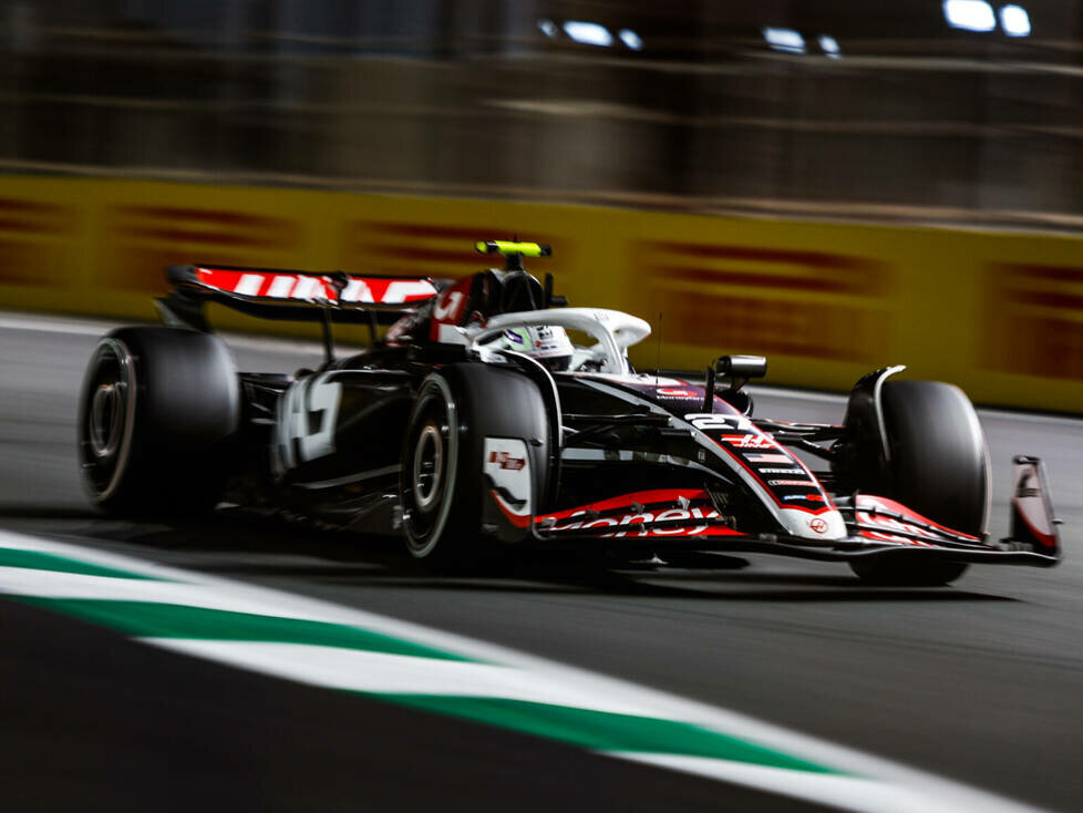 Nico Hülkenberg (Haas VF-24) beim Formel-1-Rennen in Saudi-Arabien 2024