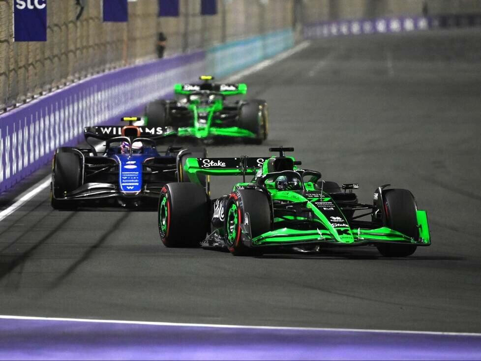 Guanyu Zhou, Valtteri Bottas, Logan Sargeant