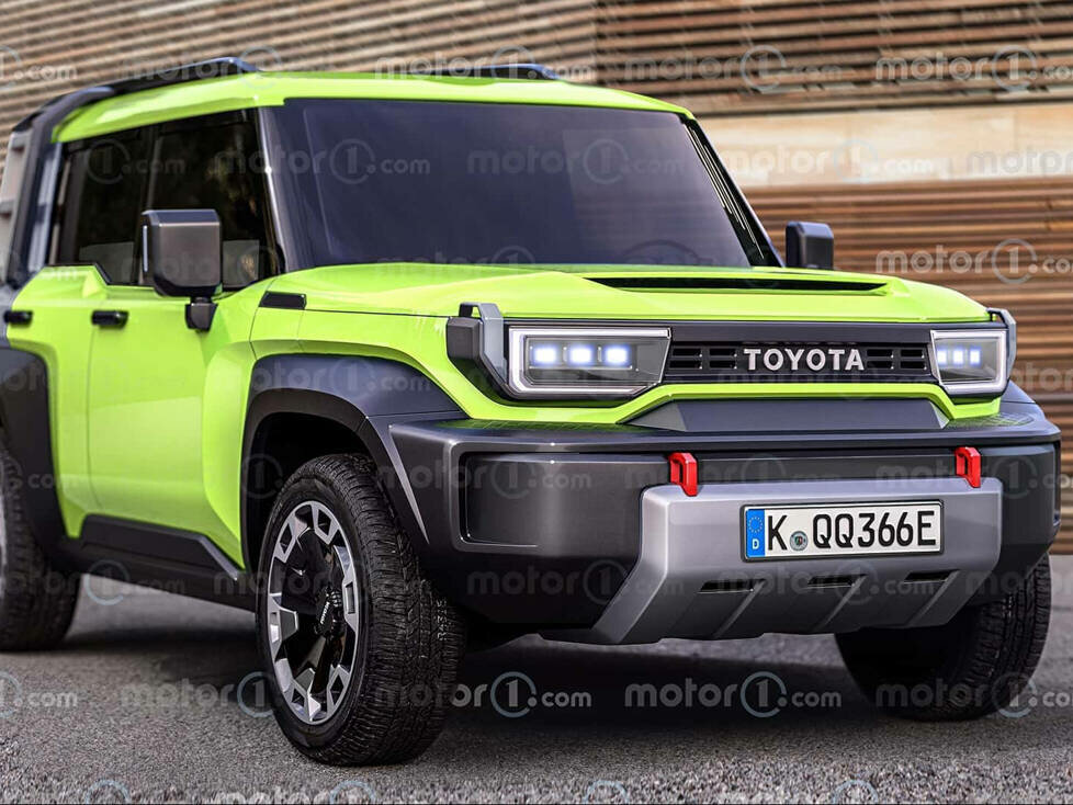 Mini-Toyota Land Cruiser als Rendering von Motor1.com