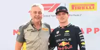 Pirelli-Manager Mario Isola und Red Bulls Max Verstappen