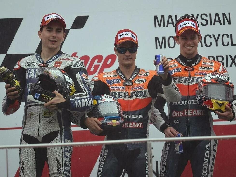 Dani Pedrosa, Casey Stoner, Jorge Lorenzo