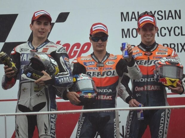 Dani Pedrosa, Casey Stoner, Jorge Lorenzo