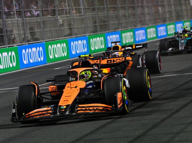 Titel-Bild zur News: Lando Norris (McLaren MCL38) beim Formel-1-Rennen in Saudi-Arabien 2024