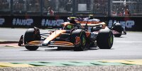 Lando Norris (McLaren MCL38) beim Formel-1-Training in Melbourne 2024