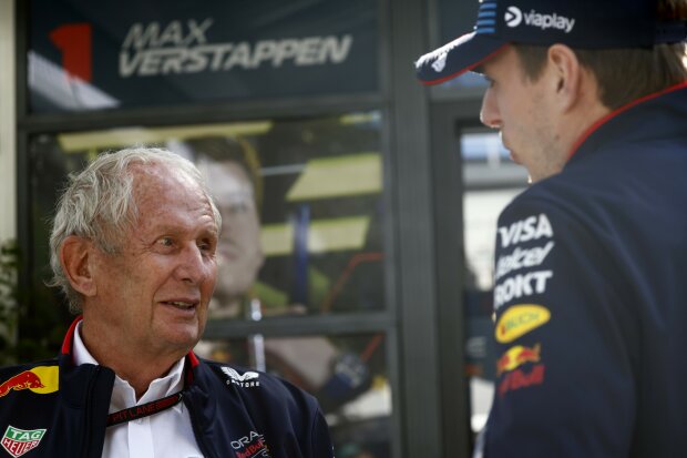 Helmut Marko Max Verstappen Red Bull Red Bull F1 ~Helmut Marko und Max Verstappen (Red Bull) ~ 