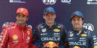 Carlos Sainz, Max Verstappen, Sergio Perez