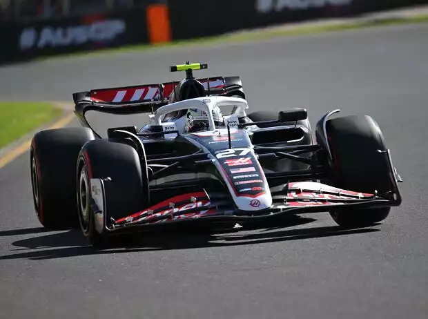Nico Hülkenberg im Haas im Albert Park Titel-Bild zur News: Nico Hülkenberg im Haas im Albert Park