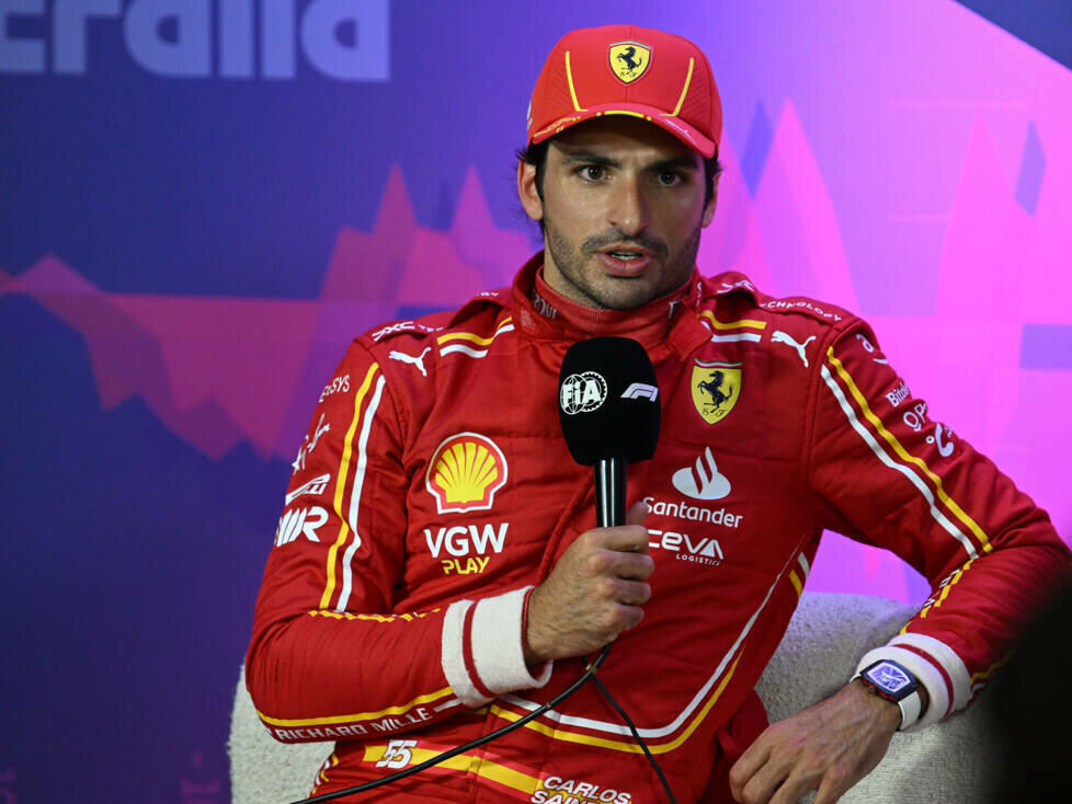 Carlos Sainz (Ferrari) beim Formel-1-Rennen in Australien 2021