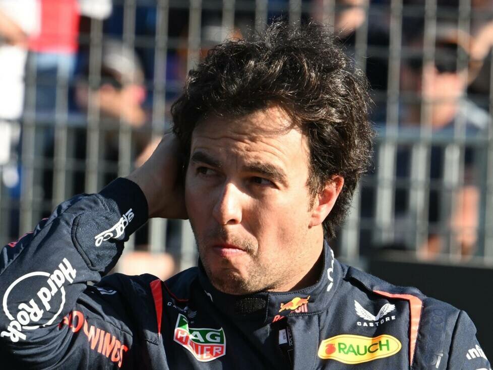 Sergio Perez beim Qualifying zum Formel-1-Rennen in Melbourne 2024