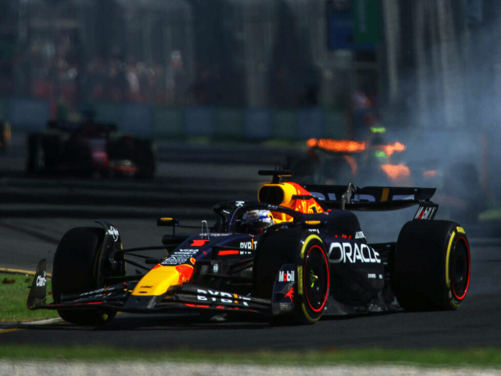 Max Verstappen (Red Bull RB20) beim Formel-1-Rennen in Australien 2024