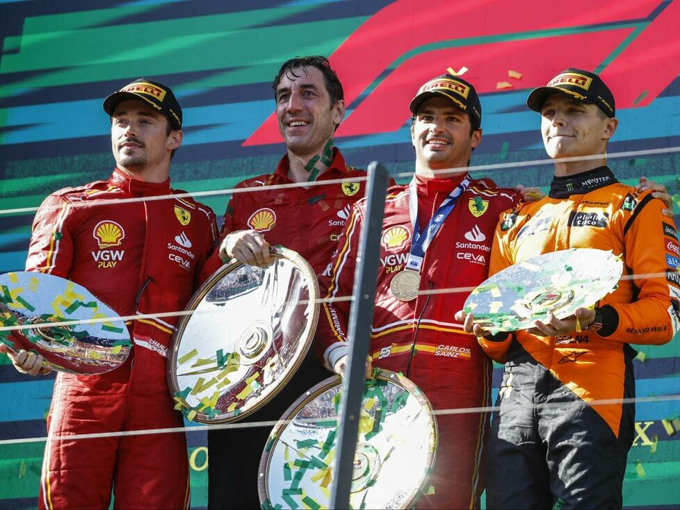 Charles Leclerc, Carlos Sainz, Lando Norris