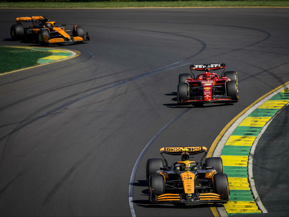 Lando Norris, Charles Leclerc, Oscar Piastri