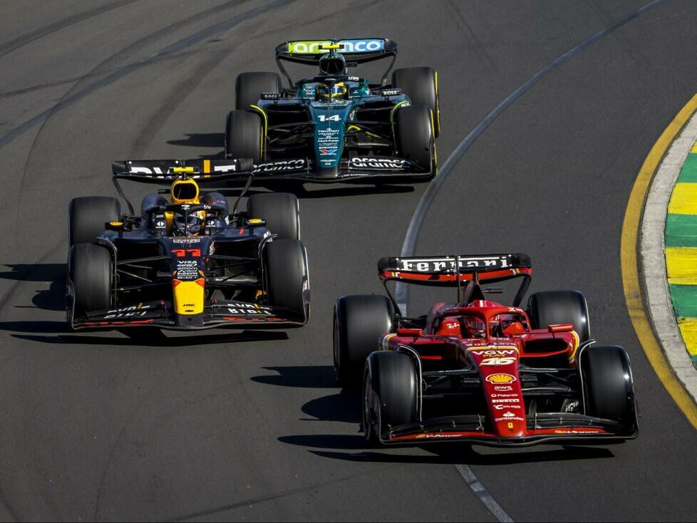 Charles Leclerc, Sergio Perez, Fernando Alonso