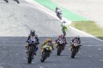 Toprak Razgatlioglu, Andrea Iannone, Alvaro Bautista und Nicolo Bulega 