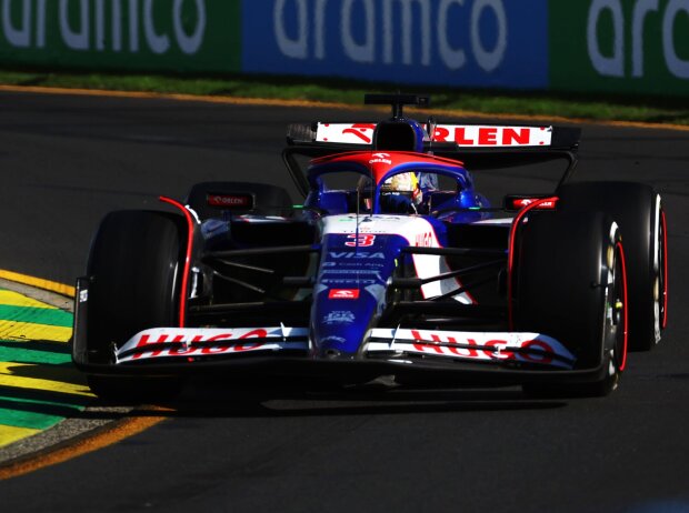 Daniel Ricciardo im Racing Bulls VVARB 01 beim Formel-1-Rennen in Australien 2024