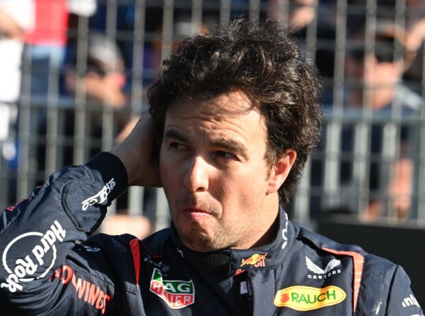 Titel-Bild zur News: Sergio Perez beim Qualifying zum Formel-1-Rennen in Melbourne 2024
