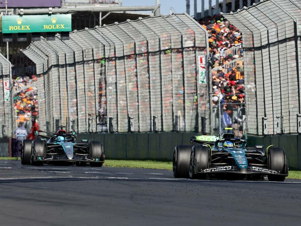 Fernando Alonso, George Russell