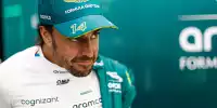 Formel-1-Fahrer Fernando Alonso in der Saison 2024 in der Box von Aston Martin