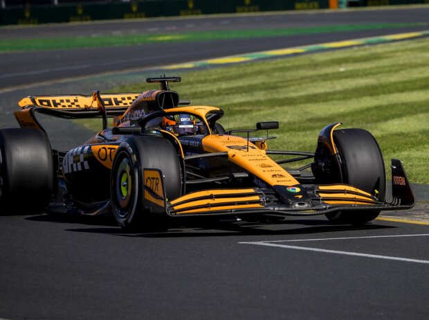 Titel-Bild zur News: Oscar Piastri im McLaren MCL38 beim Formel-1-Rennen in Australien 2024