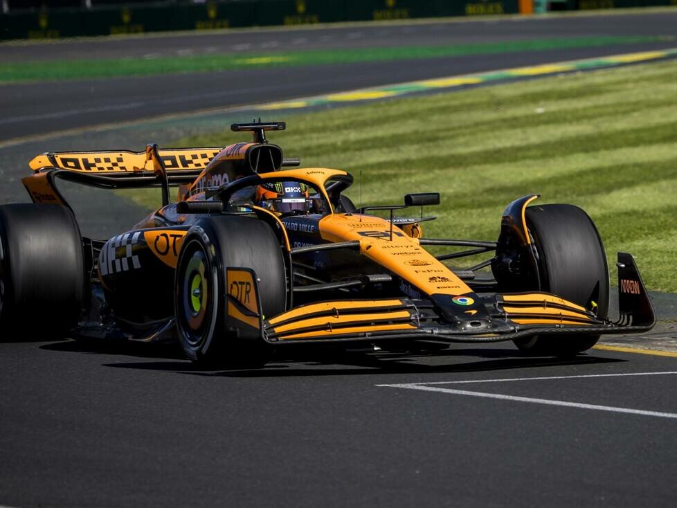 Oscar Piastri im McLaren MCL38 beim Formel-1-Rennen in Australien 2024