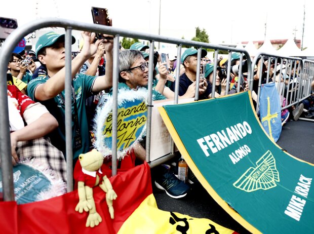 Formel-1-Fans in Japan Formel-1-Fans in Japan