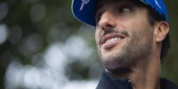 Formel-1-Fahrer Daniel Ricciardo im Fahrerlager 2024
