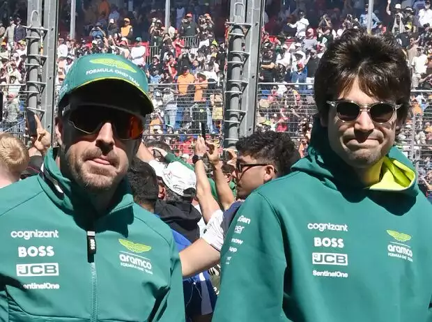 Fernando Alonso, Lance Stroll Titel-Bild zur News: Fernando Alonso, Lance Stroll
