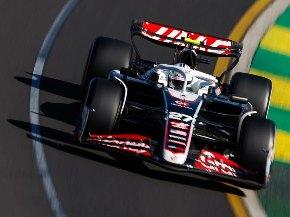 Nico Hülkenberg im Haas VF-24 beim Formel-1-Rennen in Australien 2024