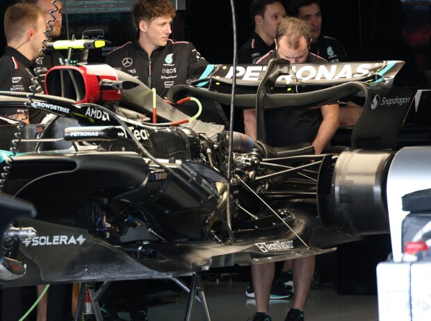 Titel-Bild zur News: Mercedes-Antrieb im Mercedes W15 in der Formel-1-Saison 2024