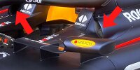 Neue Lufteinlässe am Red Bull RB20 beim Formel-1-Rennen in Japan 2024