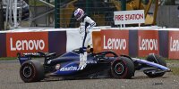 Logan Sargeant (Williams) verunfallt im Training zum Formel-1-Rennen in Japan 2024