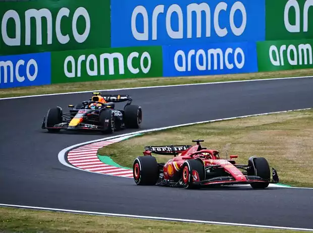 Titel-Bild zur News: Charles Leclerc, Sergio Perez