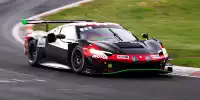 Der Frikadelli-Ferrari bei den Einstellfahrten am Freitag vor dem NLS-Auftakt