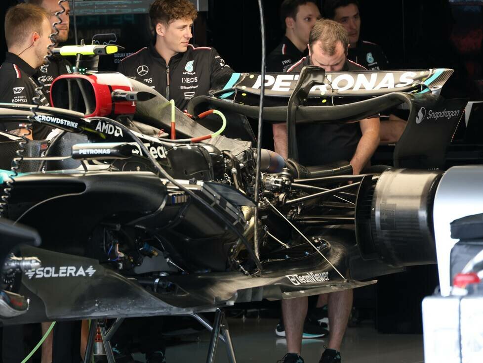 Mercedes-Antrieb im Mercedes W15 in der Formel-1-Saison 2024