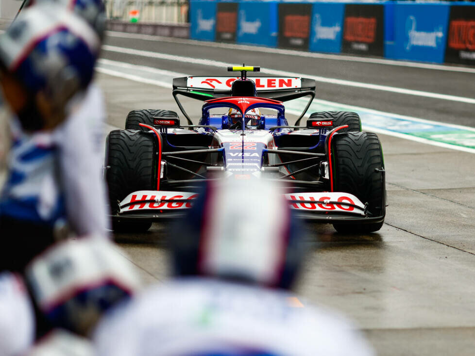 Yuki Tsunoda (Racing Bulls VCARB 01) im Training zum Formel-1-Rennen in Japan 2024