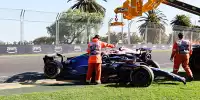 Alexander Albon (Williams) verunfallt im Formel-1-Rennen von Australien 2023